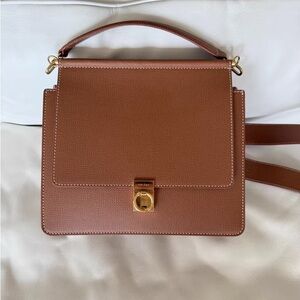 Polene Number Seven Mini Leather Shoulder Bag